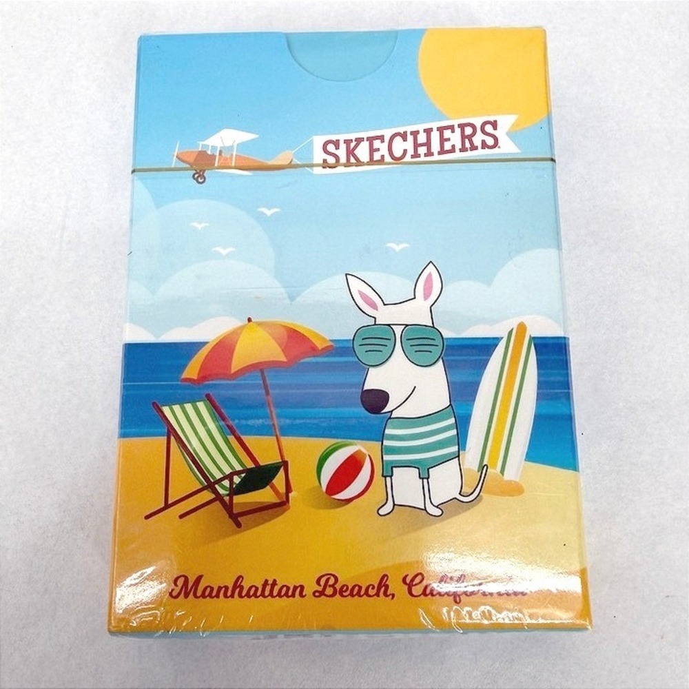 Skechers Swag Playing Cards Dog Umbrella Chair Ball Board Manhattan Beach CA